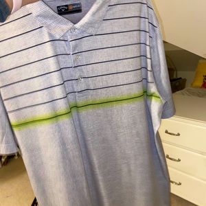 XL Callaway gold polo shirt